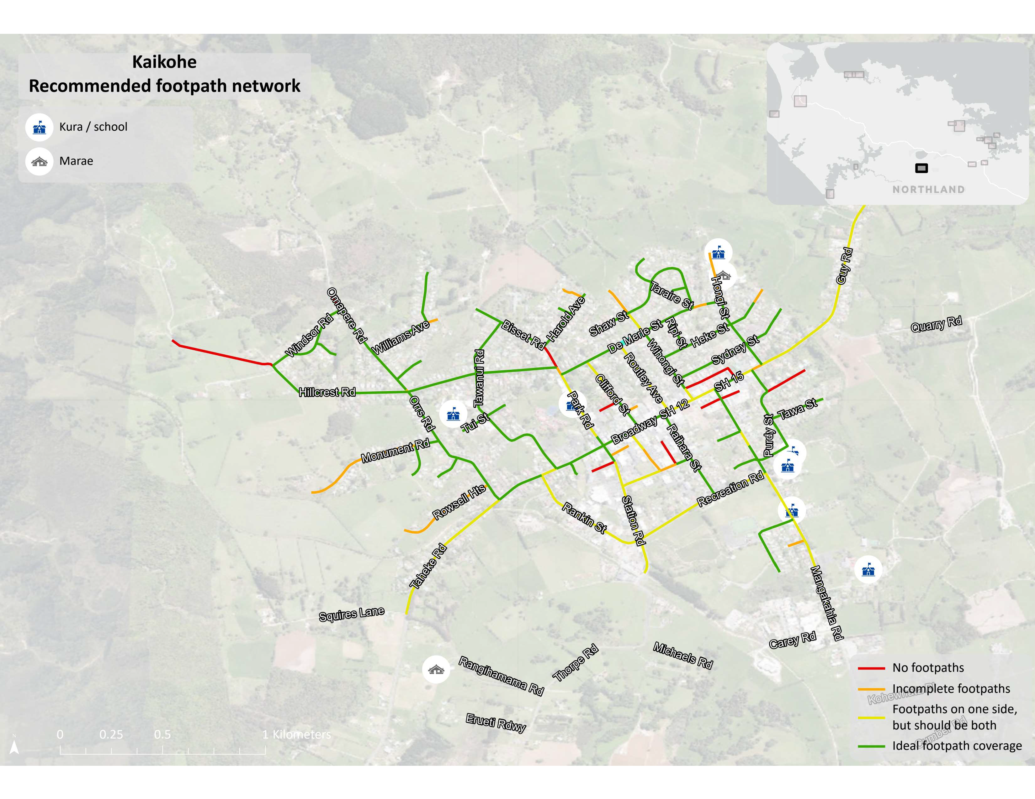 Kaitoke, recommended footpath network